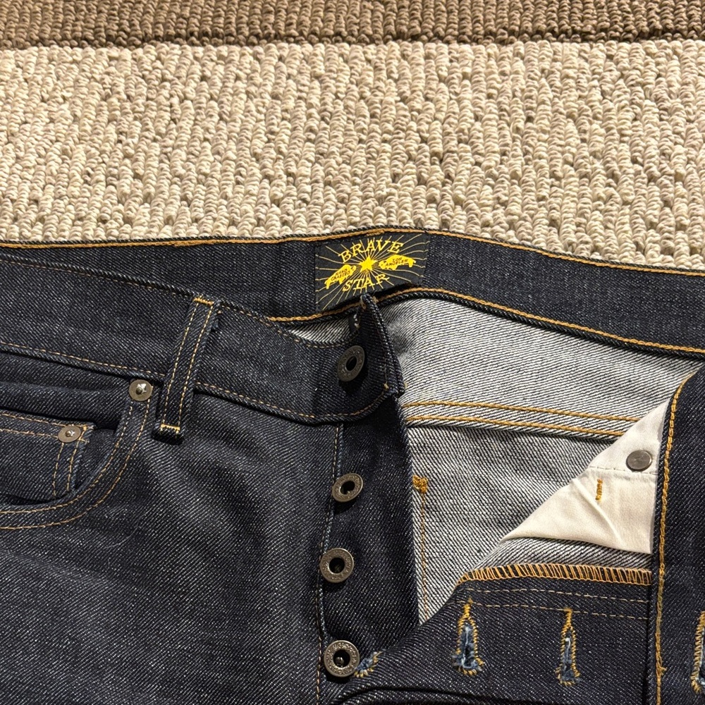 Men's Skinny Dark Blue Jeans - Classic Slim Fit - Picture 5 of 7